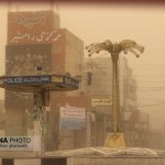 گرد و خاک در رامشیر ؛گزارش تصویری
