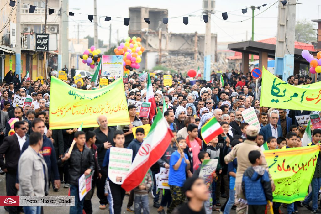 گزارش تصویری از حضور پرشکوه مردم شهر چمران در راهپیمایی ۲۲ بهمن ۹۷