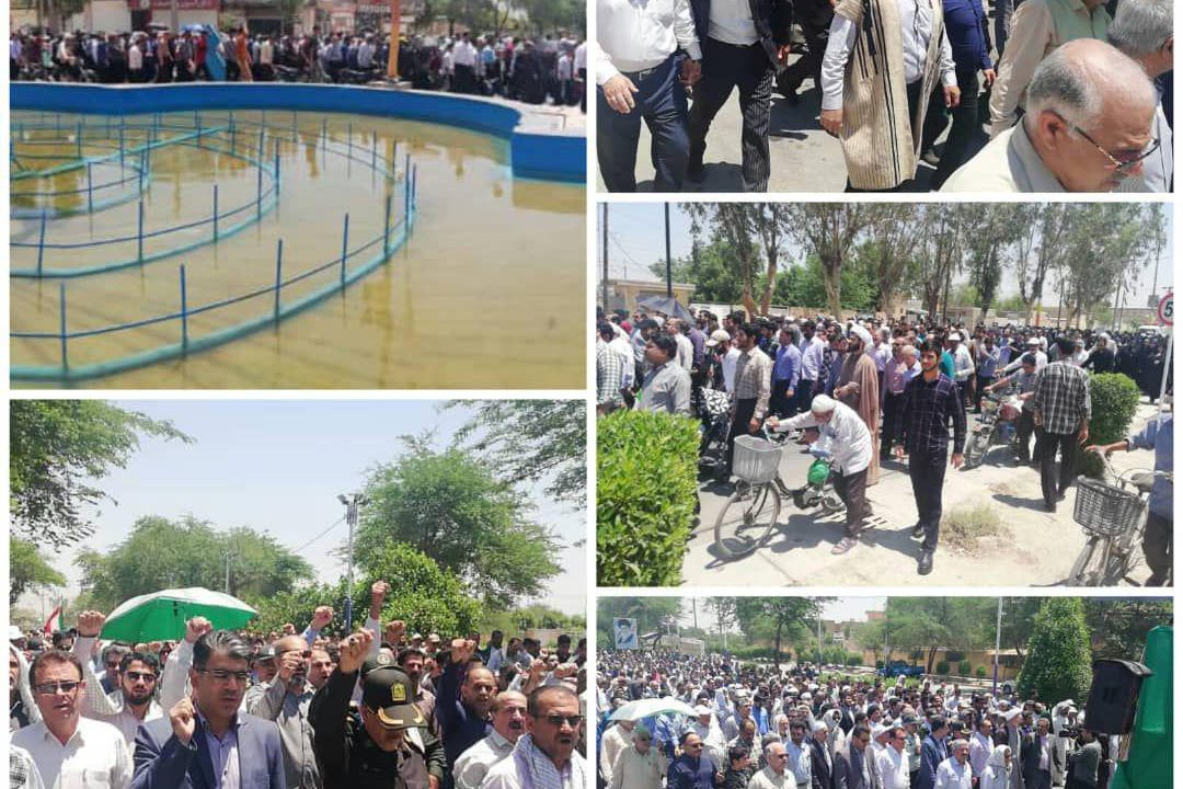 حضور پرشور و حماسی مردم شهیدپرور بندرماهشهر در راهپیمایی روز جهانی قدس